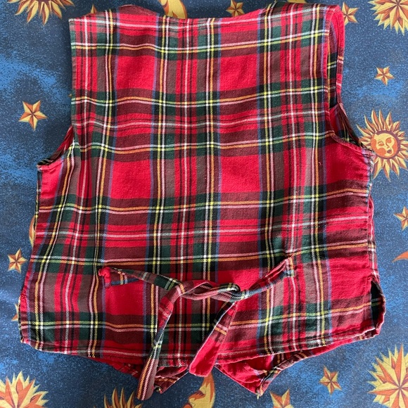 Vintage LeChateau plaid vest - Picture 3 of 4